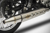 Terminale Di Scarico Con Omologazione Suono Acciaio - Zard Compatibile Con Royal Enfield Classic (2017-2020)