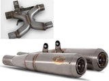 Non-Catalytic Exhaust Tip With Sound Certification Conical Stainless Steel - Zard Compatible With Triumph Speed Twin 1200 (2021-2023)