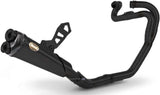 Impianto Di Scarico Completo Catalizzato E Con Omologazione Suono Acciaio Nero Coppa Carbonio - Zard Compatibile Con Triumph Scrambler 1200 (2019-2020)