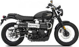 Terminale Di Scarico Con Omologazione Suono Six Days Acciaio - Zard Compatibile Con Triumph Street Scrambler 900 (2017-2023)