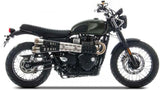 Terminale Di Scarico Con Omologazione Suono Conical Acciaio - Zard Compatibile Con Triumph Scrambler 900 (2017-2023)