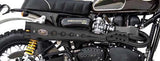 Impianto Di Scarico Completo Catalizzato E Con Omologazione Suono Special Edition High Acciaio Nero - Zard Compatibile Con Triumph Scrambler 900 (2001-2016)