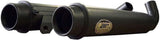 Exhaust Tip With Noise Certification Steel Black - Zard Compatible With Triumph Street Twin 900 (2016-2020)