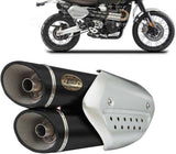 Exhaust Tip With Noise Certification Steel Black - Zard Compatible With Triumph Scrambler 1200 (2019-2020)