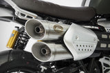 Exhaust Tip With Noise Certification Stainless Steel - Zard Compatible With Triumph Scrambler 1200 (2019-2020)