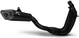 Impianto Di Scarico Completo Catalizzato E Con Omologazione Suono Acciaio Nero Coppa Carbonio - Zard Compatibile Con Triumph Trident 660 (2021-2023)