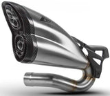 Terminale Di Scarico Con Omologazione Suono Acciaio Coppa Carbonio - Zard Compatibile Con Triumph Scrambler 1200 (2019-2020)