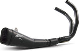 Impianto Di Scarico Completo Catalizzato E Con Omologazione Suono Acciaio Nero - Zard Compatibile Con Yamaha Mt-07 (2017-2023)