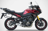 Impianto Di Scarico Completo Catalizzato E Con Omologazione Suono Acciaio Coppa Carbonio - Zard Compatibile Con Yamaha Tracer 900 (2015-2016)