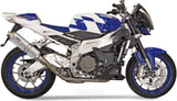 Terminale Di Scarico Non Catalizzato E Con Omologazione Suono Oval Inox - Mivv Compatibile Con Aprilia Tuono Fighter 1000 (2002-2005)