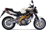 Doppio Terminale Di Scarico Con Omologazione Suono Suono Inox Carbonio - Mivv Compatibile Con Aprilia Shiver 750 (2008-2016)
