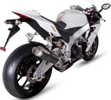 Terminale Di Scarico Catalizzato E Con Omologazione Suono Gp Carbonio - Mivv Compatibile Con Aprilia Rsv4 (2009-2016)