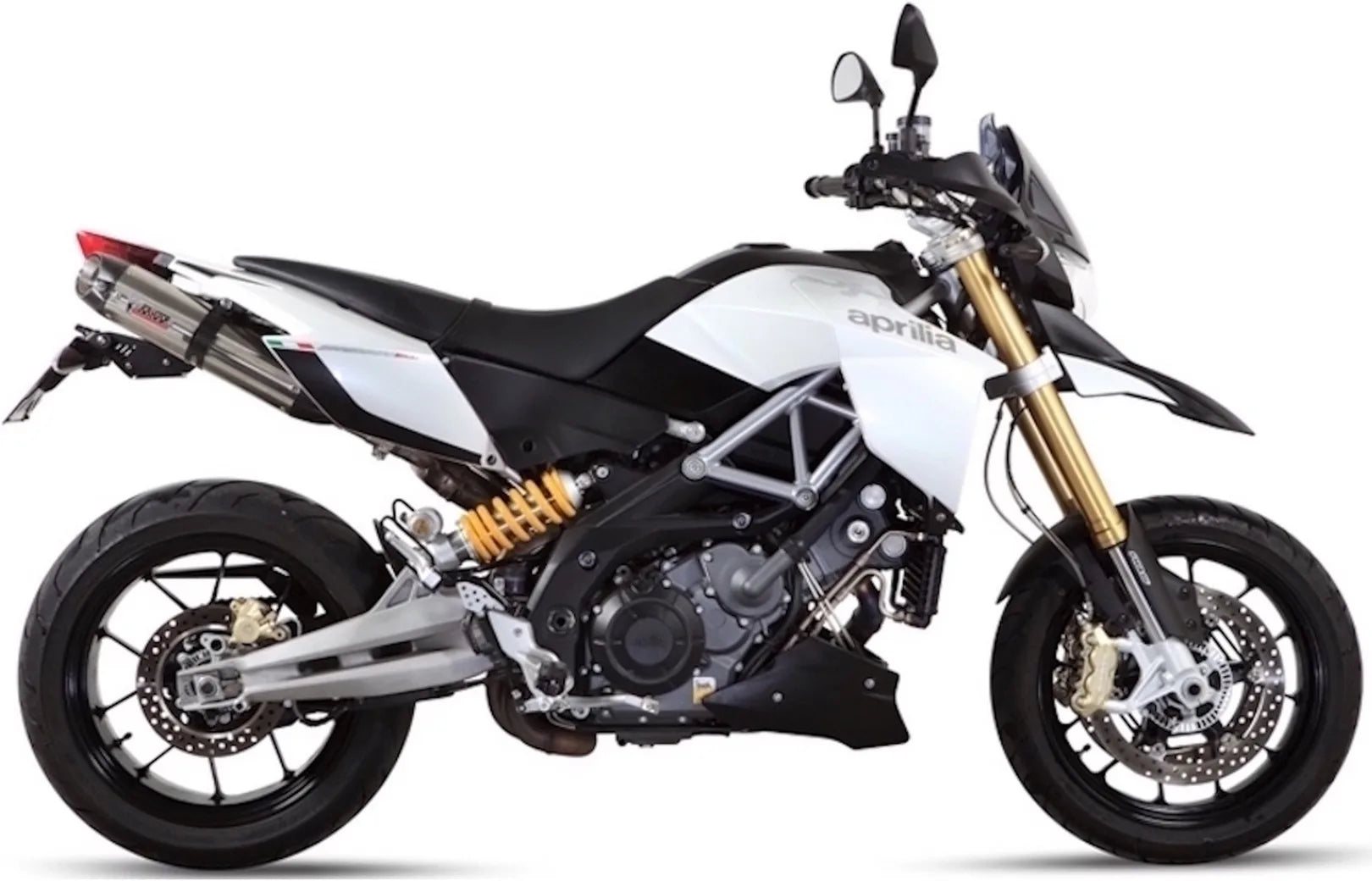 Doppio Terminale Di Scarico Catalizzato E Con Omologazione Suono Suono Inox Carbonio - Mivv Compatibile Con Aprilia Dorsoduro 1200 (2012-2016)