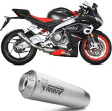 Complete Non-Catalytic Exhaust System With Sound Certification X-M1 Titanium - Mivv Compatible With Aprilia Rs 660 (2020-2024)