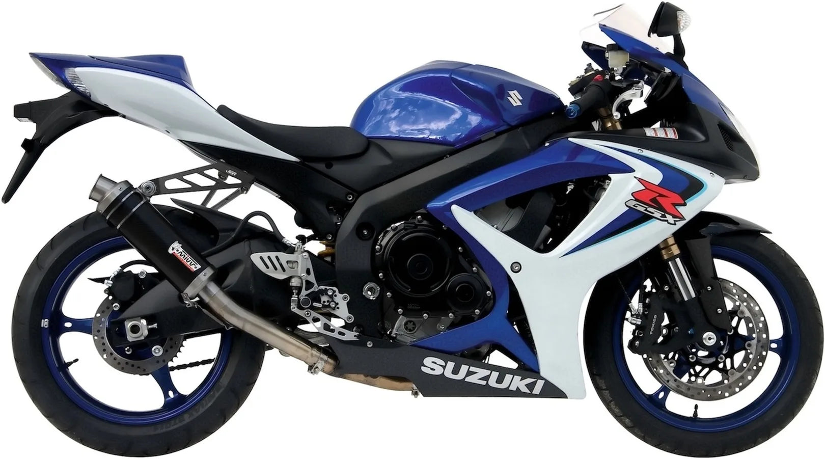 Terminale Di Scarico Catalizzato E Con Omologazione Suono Gp Carbonio - Mivv Compatibile Con Suzuki Gsx-R 600 (2006-2007)
