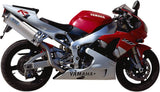 Terminale Di Scarico Con Omologazione Suono Oval Inox - Mivv Compatibile Con Yamaha Yzf 1000 R1 (1998-2001)