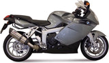 Terminale Di Scarico Non Catalizzato E Con Omologazione Suono Suono Inox Carbonio - Mivv Compatibile Con Bmw K 1200 S (2005-2008)