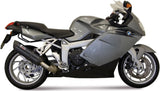 Terminale Di Scarico Non Catalizzato E Con Omologazione Suono Suono Inox Nero Carbonio - Mivv Compatibile Con Bmw K 1200 Gt (2005-2008)