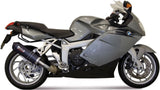 Terminale Di Scarico Non Catalizzato E Con Omologazione Suono Oval Carbonio Carbonio - Mivv Compatibile Con Bmw K 1200 R (2005-2008)