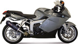 Non-Catalytic Exhaust Tip With Sound Certification Oval Carbon Carbon - Mivv Compatible With Bmw K 1200 Gt (2005-2008)