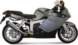 Terminale Di Scarico Non Catalizzato E Con Omologazione Suono Oval Titanio Carbonio - Mivv Compatibile Con Bmw K 1200 R (2005-2008)