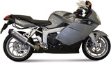 Catalytic Exhaust Tip With Sound Certification Oval Titanium Carbon - Mivv Compatible With Bmw K 1200 R (2005-2008)