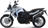 Terminale Di Scarico Con Omologazione Suono Suono Inox Nero Carbonio - Mivv Compatibile Con Bmw F 650 Gs (2008-2012)