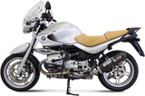 Terminale Di Scarico Con Omologazione Suono Oval Carbonio Carbonio - Mivv Compatibile Con Bmw R 1150 (2000-2006)