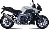 Terminale Di Scarico Catalizzato E Con Omologazione Suono Oval Titanio Carbonio - Mivv Compatibile Con Bmw K 1300 S (2009-2016)
