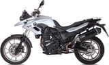 Terminale Di Scarico Con Omologazione Suono Speed Edge Inox Nero Carbonio - Mivv Compatibile Con Bmw F 700 Gs (2012-2017)