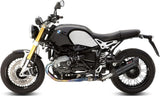 Terminale Di Scarico Con Omologazione Suono Suono Inox Nero Carbonio - Mivv Compatibile Con Bmw R Nine T 1200 (2014-2020)