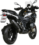 Exhaust Tip With Noise Certification Speed Edge Steel Black Carbon - Mivv Compatible With Bmw R 1250 Gs (2019-2023)