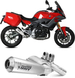 Terminale Di Scarico Con Omologazione Suono X-M1 Titanio - Mivv Compatibile Con Bmw F 900 Xr (2020-2024)