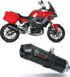 Terminale Di Scarico Con Omologazione Suono Oval Carbonio Carbonio - Mivv Compatibile Con Bmw F 900 Xr (2020-2024)