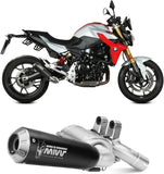 Terminale Di Scarico Con Omologazione Suono X-M1 Inox Nero - Mivv Compatibile Con Bmw F 900 R (2020-2024)