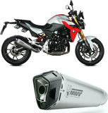Terminale Di Scarico Con Omologazione Suono Delta Race Inox Carbonio - Mivv Compatibile Con Bmw F 900 R (2020-2024)