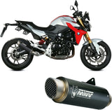 Terminale Di Scarico Con Omologazione Suono Gppro Inox Nero - Mivv Compatibile Con Bmw F 900 R (2020-2024)