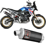 Terminale Di Scarico Con Omologazione Suono Dakar Inox Nero - Mivv Compatibile Con Bmw F 900 Gs (2024)
