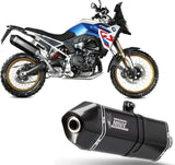 Terminale Di Scarico Con Omologazione Suono Speed Edge Inox Nero Carbonio - Mivv Compatibile Con Bmw F 900 Gs (2024)