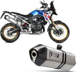 Terminale Di Scarico Con Omologazione Suono Speed Edge Inox Carbonio - Mivv Compatibile Con Bmw F 900 Gs (2024)