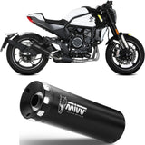 Exhaust Tip With Noise Certification Hr-1 Steel Black - Mivv Compatible With Cfmoto 700 Cl-X (2023-2024)