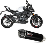 Terminale Di Scarico Con Omologazione Suono Ak-1 Inox Nero - Mivv Compatibile Con Cfmoto 450 Nk (2023-2024)