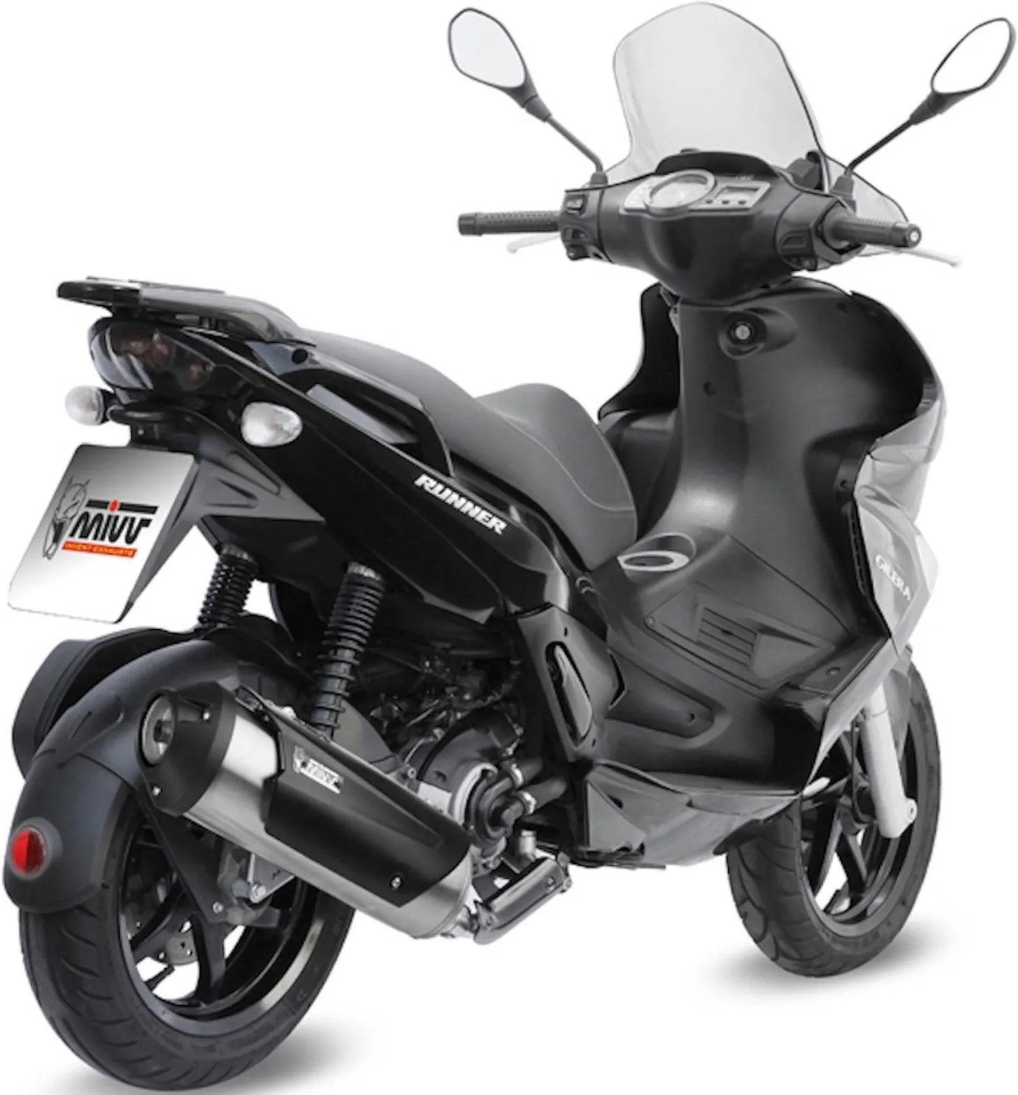Impianto Di Scarico Completo Catalizzato E Con Omologazione Suono Urban Inox - Mivv Compatibile Con Gilera Runner 200 (2008-2012)