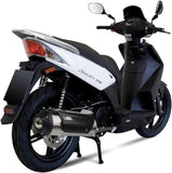 Complete Catalytic Exhaust System With Sound Certification Urban Stainless Steel - Mivv Compatible With Kymco Agility 125 (2008-2012)