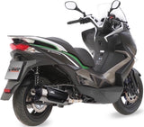 Complete Catalytic Exhaust System With Sound Certification Urban Stainless Steel - Mivv Compatible With Kymco Downtown 300 (2009-2012)