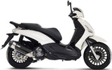Impianto Di Scarico Completo Non Catalizzato E Con Omologazione Suono Urban Inox - Mivv Compatibile Con Piaggio Beverly 300 (2010-2013)