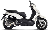Complete Non-Catalytic Exhaust System With Sound Certification Urban Stainless Steel - Mivv Compatible With Piaggio Beverly 125 (2010-2012)