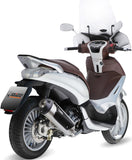 Complete Catalytic Exhaust System With Sound Certification Urban Stainless Steel - Mivv Compatible With Piaggio Beverly 125 (2010-2012)
