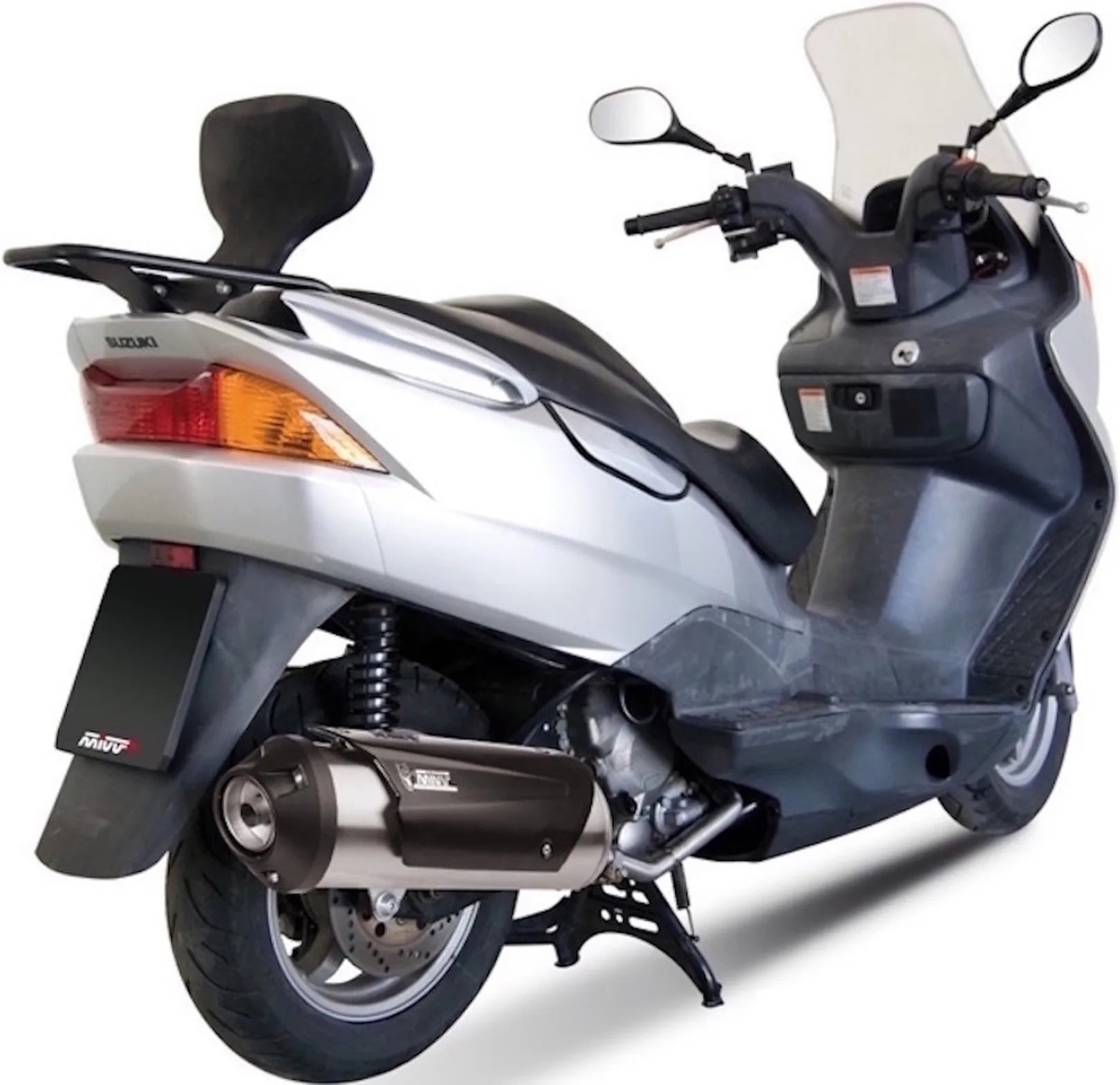 Impianto Di Scarico Completo Catalizzato E Con Omologazione Suono Urban Inox - Mivv Compatibile Con Suzuki Uh 125 Burgman (2002-2006)