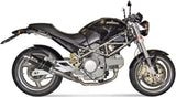 Dual Exhaust System With Sound Certification Gp Carbon - Mivv Compatible With Ducati Monster 1000 (2003-2005)